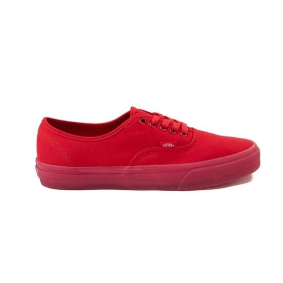 Vans authentic translucent red size 3 babies New.